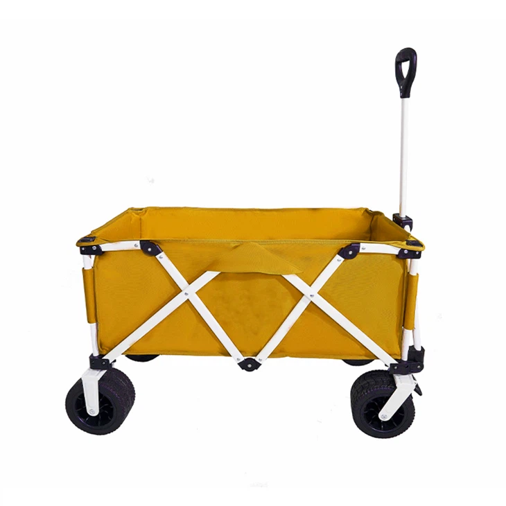 220lb Capacity Collapsible Steel Frame Utility Folding Wagon