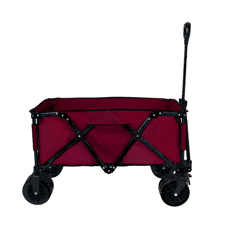 220lb Capacity Collapsible Steel Frame Utility Folding Wagon